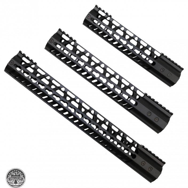 AR10 .308 Keymod Skeleton Ultra Light Rail System